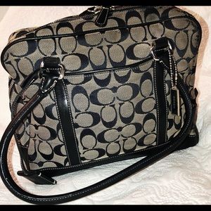 Coach 6097 Vintage Signature Logo Satchel